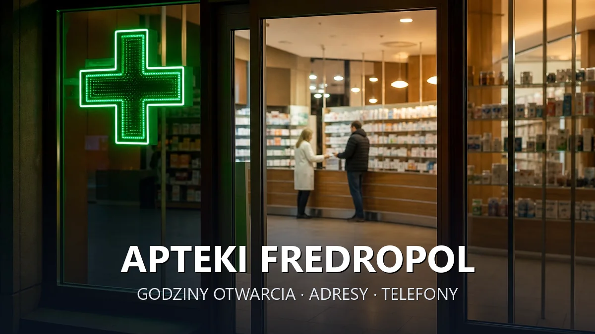 Apteki Fredropol, powiat przemyski - adresy, telefony, godziny otwarcia