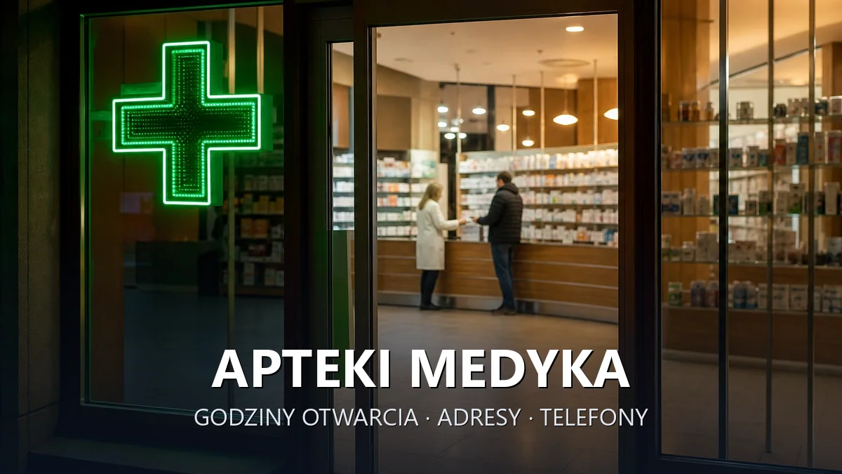 Apteki Medyka, powiat przemyski - adresy, telefony, godziny otwarcia