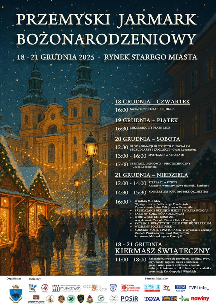 Obraz do artykułu: Przemyski Jarmark Bożonarodzeniowy ponownie rozświetli Rynek Starego Miasta