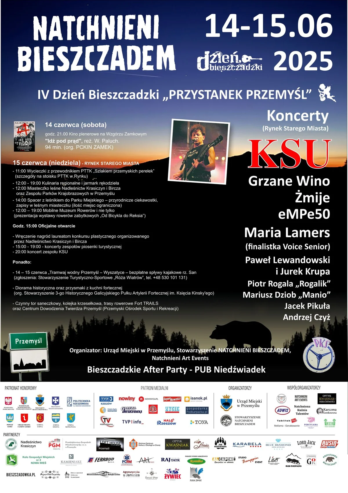 Grafika promocyjna wydarzenia Festiwal kultury i muzyki folkowej w Rynku Starego Miasta w Przemyślu