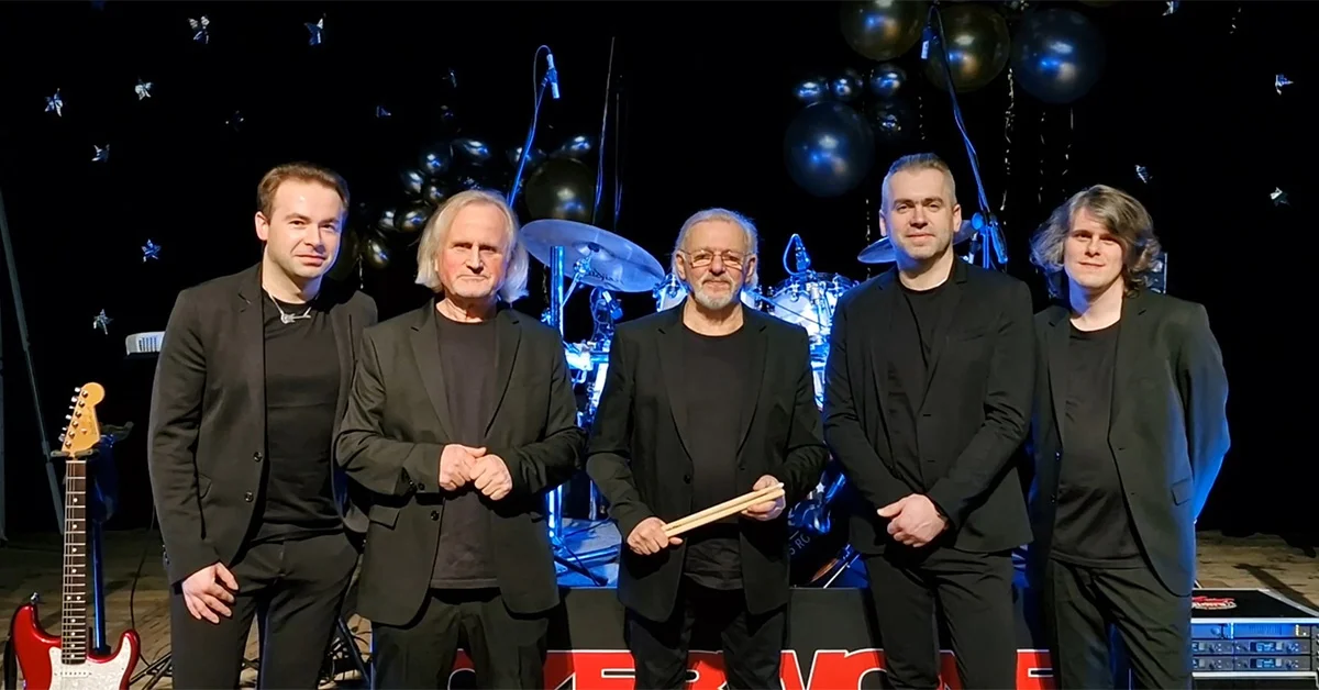 Grafika promocyjna wydarzenia Koncert jubileuszowy zespołu Czerwone Gitary w Przemyślu