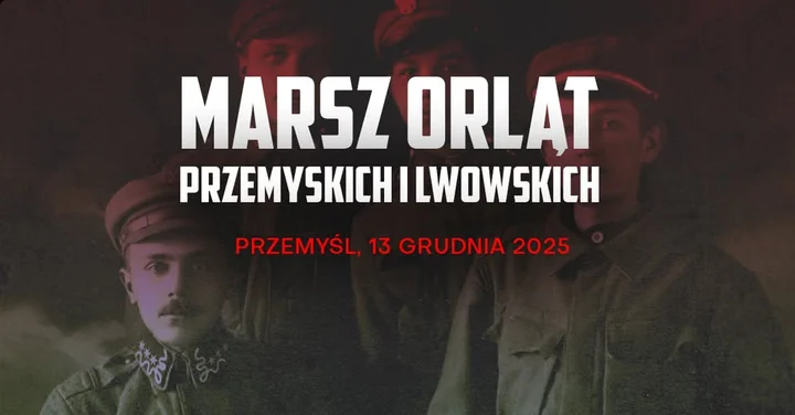 Grafika promocyjna wydarzenia Marsz Orląt Przemyskich i Lwowskich 2025 — Przemyśl, 13 grudnia