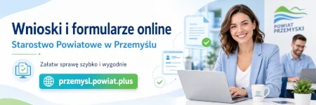 Grafika promocyjna wydarzenia Spotkanie informacyjno-szkoleniowe w Przemyślu