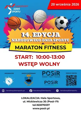 14. edycja Narodowego Dnia Sportu – Maraton Fitness
