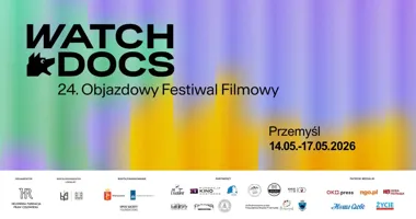 Grafika promocyjna wydarzenia WATCH DOCS Przemyśl 2026: bezpłatne pokazy filmów dokumentalnych o prawach człowieka
