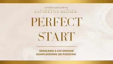 Grafika promocyjna wydarzenia PRZEMYŚL | Szkolenie kompleksowe Perfect Start — kurs stylizacji paznokci