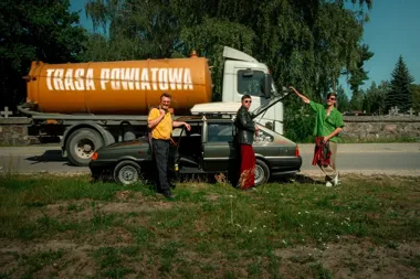 Grafika promocyjna wydarzenia Stand-up Przemyśl — Trasa Powiatowa 2: Kowalski, Rejent, Zalewski