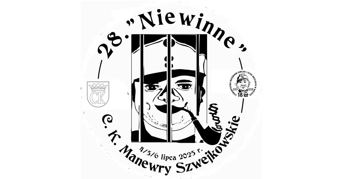 Grafika promocyjna wydarzenia Wyjazd uczestników z Kielc na 28. Manewry Szwejkowskie w Przemyślu