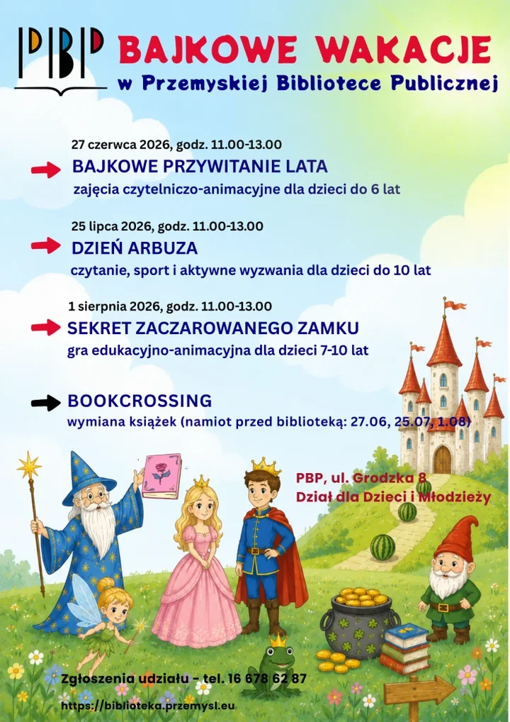 Bajkowe soboty w Przemyślu - biblioteka szykuje letnią serię dla dzieci