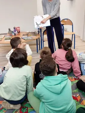Gołębie, atlas i ptasie mleczko - biblioteka w Przemyślu zaskoczyła dzieci