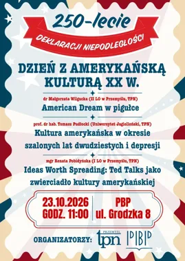 Przemyśl zanurzy się w amerykańskiej kulturze XX wieku