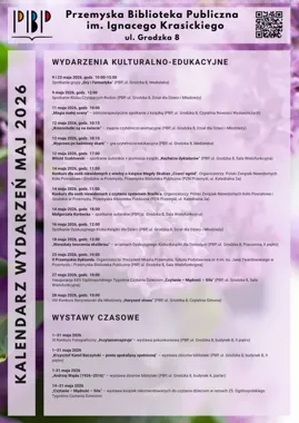 Maj w Przemyskiej Bibliotece - dyktando, spotkania i wystawy, które wciągają