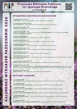 Październik w bibliotece zapowiada festiwal, gry i literackie odkrycia
