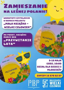 Leśna polana w bibliotece - dzieci ruszą po książkową przygodę