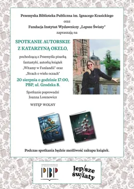 Z biblioteki do światów fantasy - Katarzyna Okelo spotka się z czytelnikami