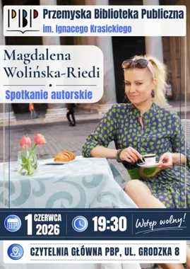 Watykan, Rzym i Przemyśl w jednym wieczorze - Magdalena Wolińska-Riedi w bibliotece