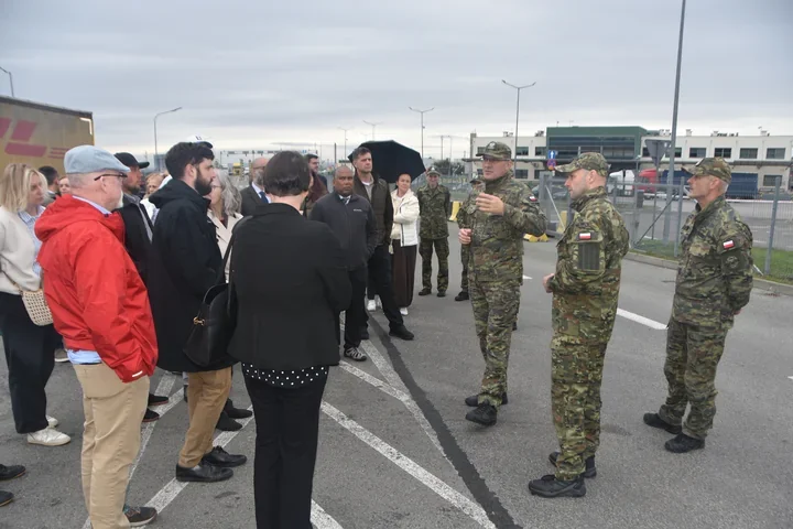 Niecodzienna delegacja na Podkarpaciu. Amerykanie poznali procedury graniczne