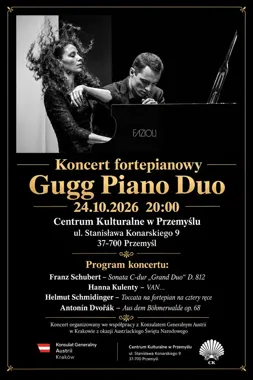 Cztery ręce, jeden fortepian - Gugg Piano Duo zagra w Przemyślu