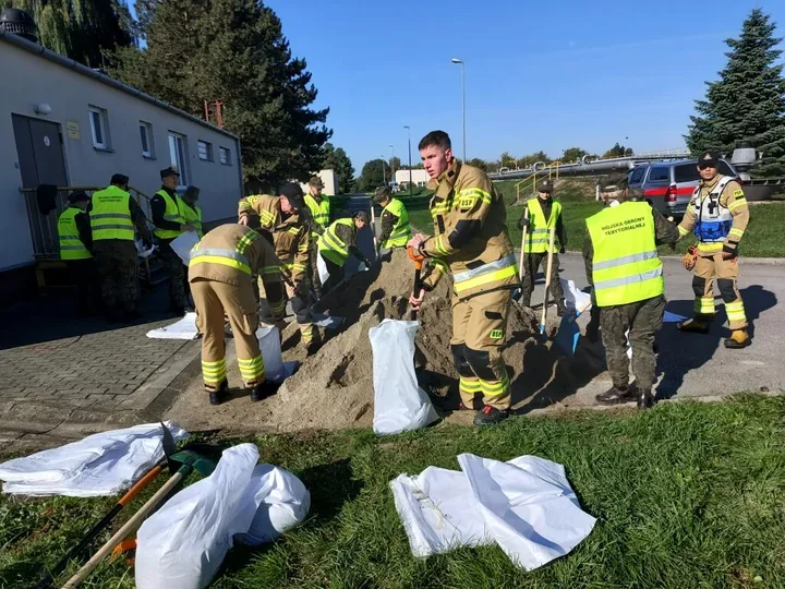 Rosnący San i zagrożona oczyszczalnia. Służby sprawdziły procedury
