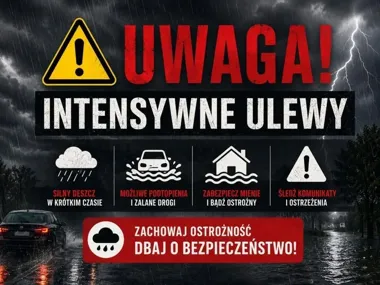 Gwałtowne burze nad Przemyślem. Front deszczowy przesuwa się na wschód