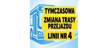 Linia nr 4 ominie cztery przystanki. Zmiana trasy w Malhowicach