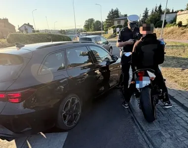 W Przemyślu jazda na jednym kole kosztowała 23-latka prawo jazdy