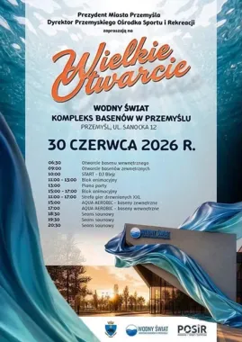 Wodny Świat rusza w Przemyślu. Baseny i sauny otwarte od rana do wieczora