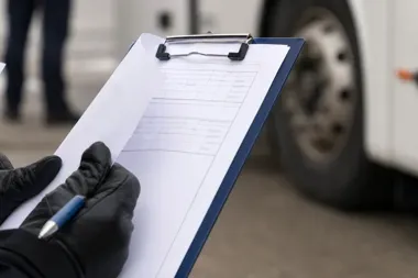 Fałszywy protokół przeglądu autokaru. Zarzuty na granicy w Korczowej