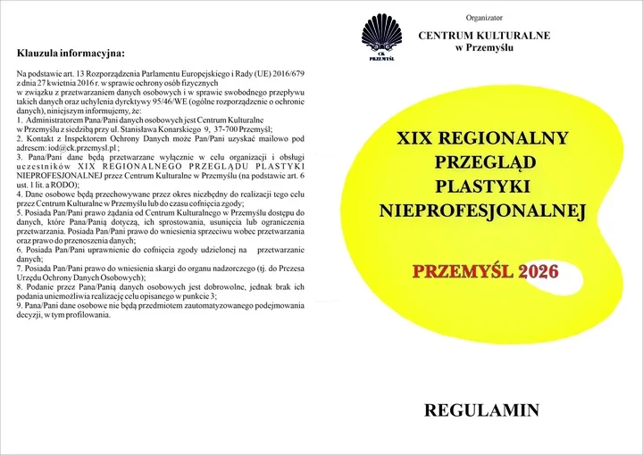 Twórcy amatorzy z czterech powiatów zaproszeni do przeglądu w Przemyślu