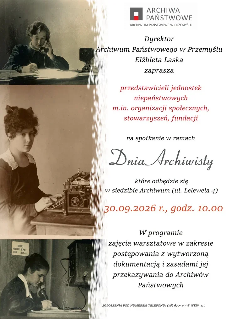 Dokumenty organizacji mogą trafić do archiwum. Spotkanie w Przemyślu