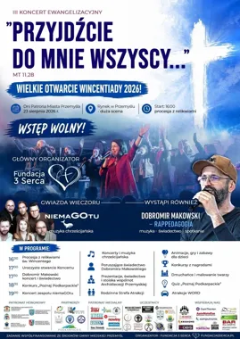 Procesja, świadectwa i koncert na Rynku. Tak rozpocznie się Wincentiada 2026