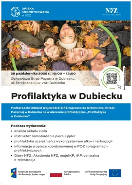 Bezpłatna profilaktyka w Dubiecku. Bez skierowania i rejestracji