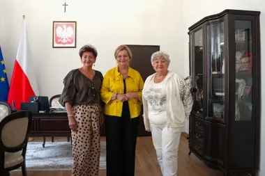 Dwie przedstawicielki Przemyskiego Seniora u starosty. Rozmowa o dalszej współpracy