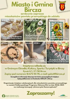 W Birczy rusza uniwersytet bez indeksów. Program łączy tradycję i praktyczną wiedzę