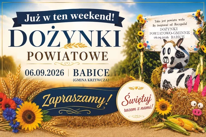 Dożynki powiatowe w Babicach. Święto plonów już w niedzielę