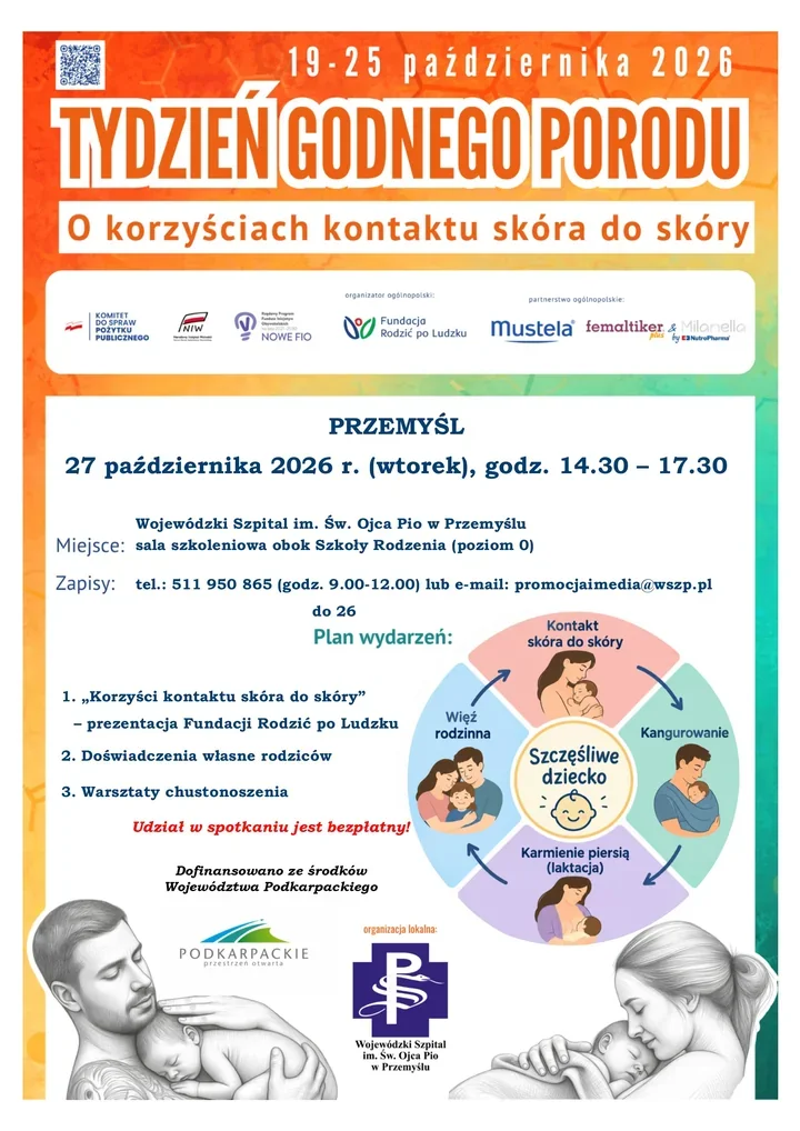 Kontakt skóra do skóry bez tajemnic. Bezpłatne warsztaty w Przemyślu